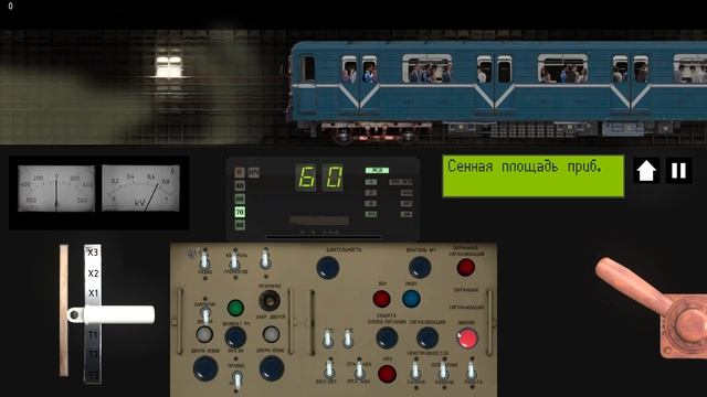 Leningrad Metro Simulator 2D Московская-Петроградская (2 линия) смотреть онлайн