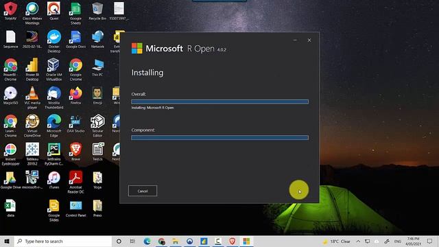 Install and configure R for power BI