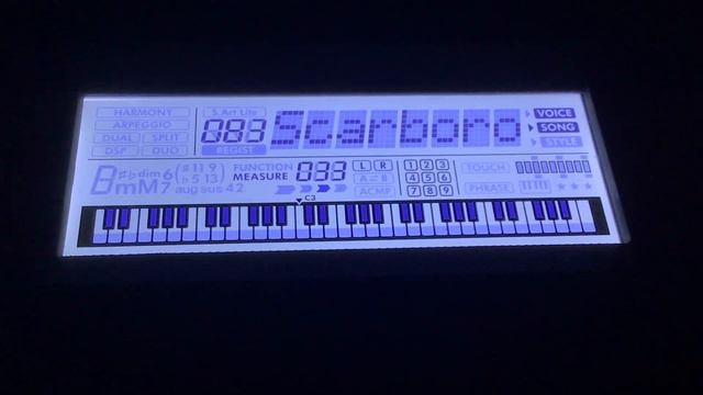 Yamaha PSR-E373 Scarborough Fair смотреть онлайн
