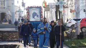 Чтимая Казанская икона Божией Матери крестным ходом вернулась в Казанский храм г.Иваново 2023.11.04