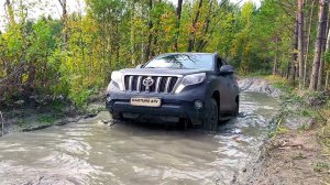Первый пробный OFF-Road выезд на TOYOTA Land Cruiser Prado 150