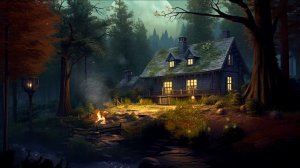 House in the Forest ⦁ Free Footage for Video editing | Футажи-Мутажи