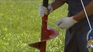 Бурение мотобуром Iron Mole M 9-450 , MOTOBUR.RU