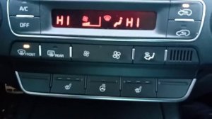 KIA Sorento Prime. Включение обогрева руля и сидений после автозапуска.