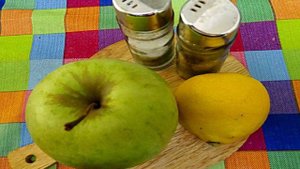 Яблочный гарнир к мясу