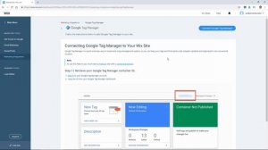 Add Google Tag Manager to Your Wix Website