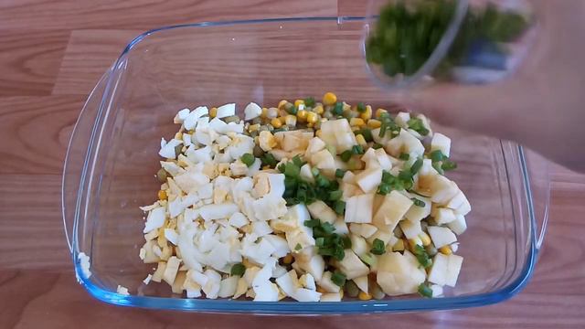 Salada muito fácil e deliciosa pronta em 5 minutos | Apenas legumes e maionese смотреть онлайн