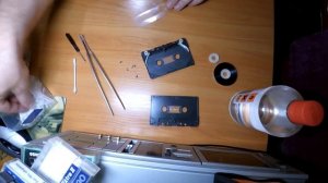 Чистка кассеты BASF Chrome Extra II бензином