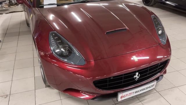 Переделка оптики на примере Ferrari California (фары Феррари) смотреть онлайн