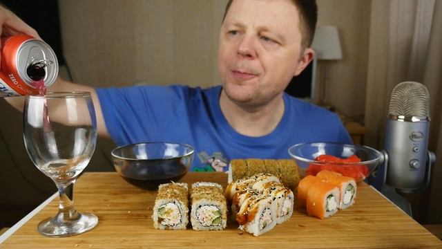 МУКБАНГ ||| РОЛЛЫ ДРАКОН, БОНИТО, с МИДИЯМИ||| ПРИВИВКА или НАНОВАКЦИНА смотреть онлайн