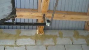 самодельные подъемные ворота в гараж с электроприводом ч1