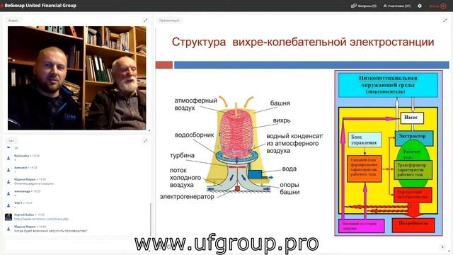 Встреча с генеральным директором ООО "Вихре-колебательные технологии" Сорокодум Е.Д. смотреть онлайн