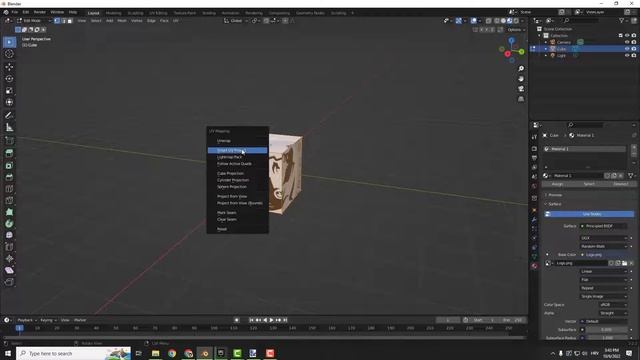 Blender Tutorial: How to Add a Texture to an Object in Blender смотреть онлайн