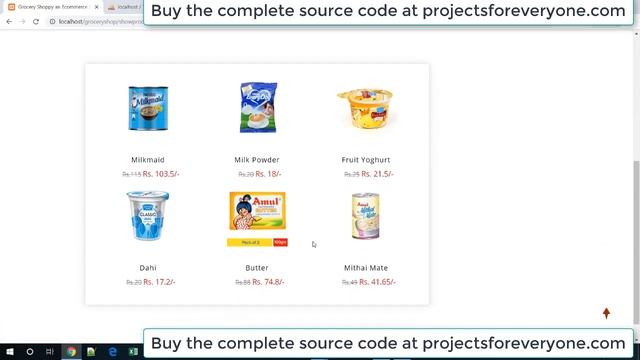 Online Grocery Store Project in PHP with MySQL with source code - Responsive - PHP  Projects