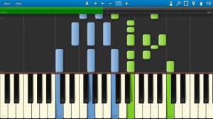 Гимн России - National Anthem of Russia (на пианино Synthesia)