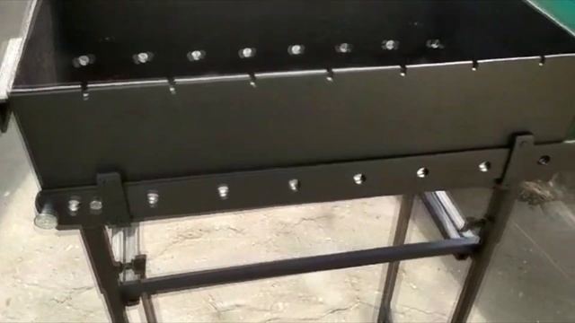 Мангал с закрывающимися отверстиями. смотреть онлайн