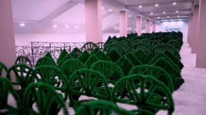 Оплетенные ершом венки