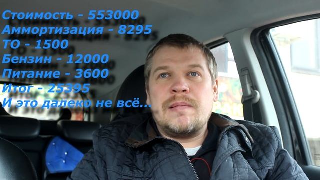 Реальный заработок в такси. Убер, Яндекс. Расчет расходов.