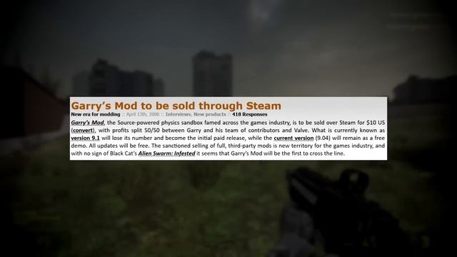 The Story of GMod's Lost Gamemode смотреть онлайн