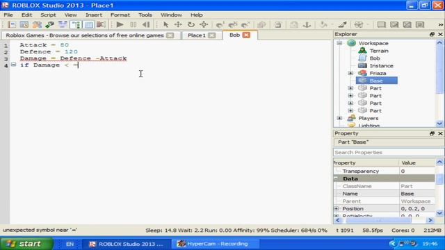 ROBLOX Lua Scripting Tutorial 0: Instances, Variables, Properties, Loops, If statements [2013] смотреть онлайн