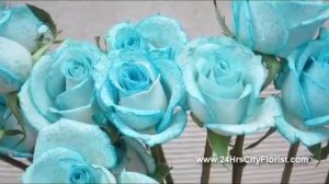 Как покрасить розу в синий цвет