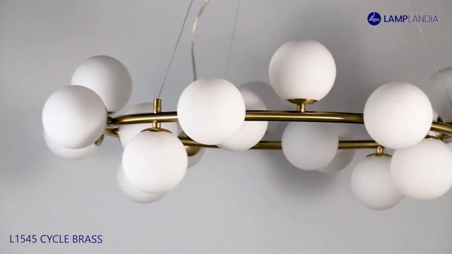Люстра L1545 CYCLE BRASS Lamplandia смотреть онлайн