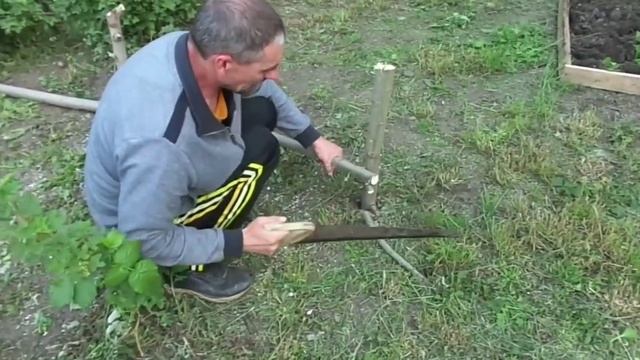 VLOG: заборчик для клумбы"плетень" смотреть онлайн