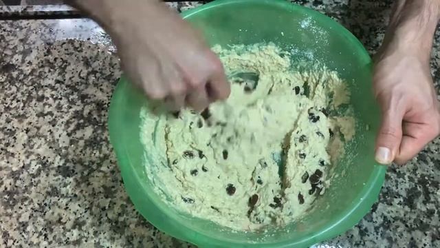 Овсяно-творожное печенье с бананом пп(очень просто и быстро)
