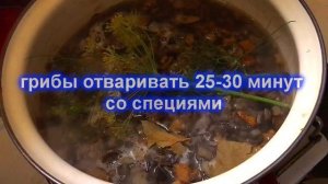 Грибы маринованные