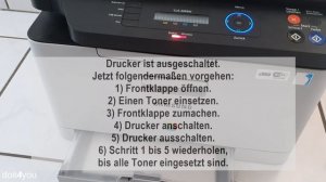 Samsung CLX-3305 / XpressC460 / … | Toner install. – Fehlerbehebung | DIY | How To | TUTORIAL