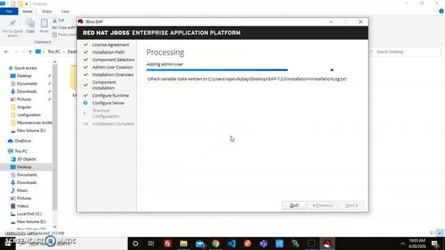 JBOSS EAP 7.2 Installation On Window 10 With JDK 1.8 смотреть онлайн