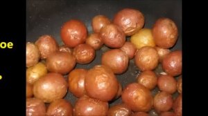 Мелкая картошка жареная в мультиварке (на сковороде)