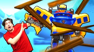 Игрушки из мультиков GoGo Bus - игры в полицейских и пожарников! Видео для детей про машинки