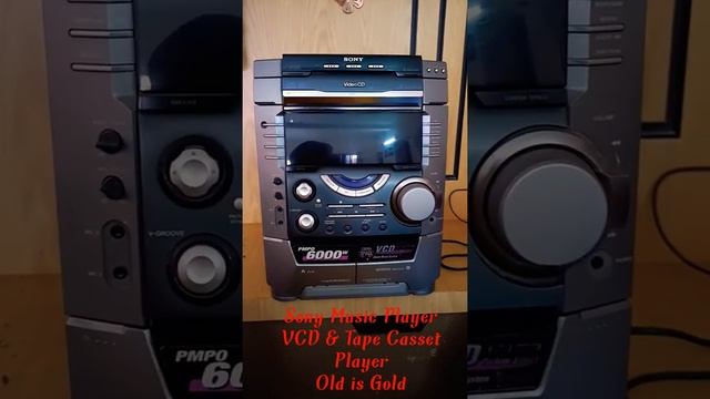 Sony VCD & Casset Player!! Old Music Player Is Best ¡¡