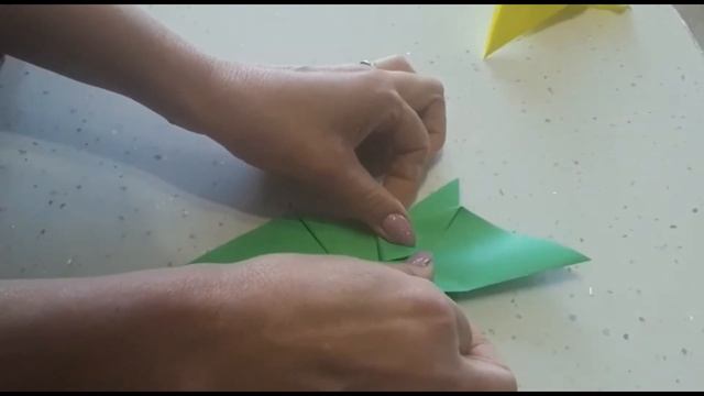 Мастер-класс "Оригами.Птица." для детей 6-7 лет, Родионова Е.В.