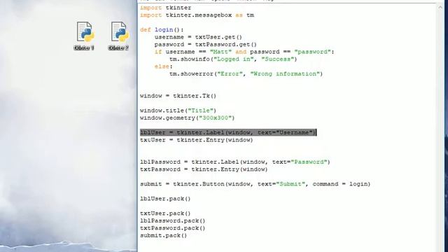 TKInter - Python User Interfaces Introduction