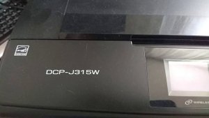 Brother DCP-J315W тест дюз из сервисного меню, код 09