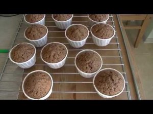 Капкейки шоколадные.  Все просто и очень вкусно