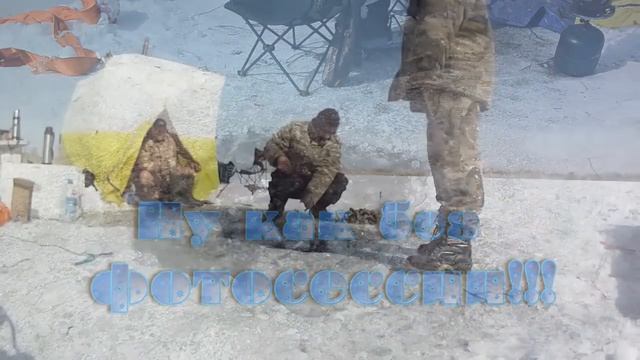 Подлёдная рыбалка, жаркая банька и шмон на дороге . videophoto.kz смотреть онлайн