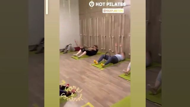 Класс пилатес с Ольгой Рогозиной в доме йоги Yogaplanet