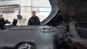 Как работает мотор Mercedes после ремонта / Мерседес Актрос двигатель OM501 пробег 1,7 млн