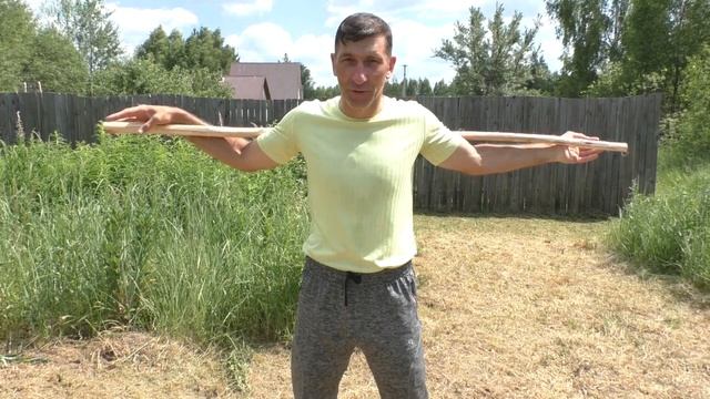 Как убрать Живот и Бока с помощью обычной палки - простое упражнение смотреть онлайн