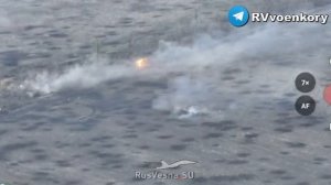 108 полк ВДВ при поддержке БМД-4 наступает в районе Вербового. Видео с дрона.