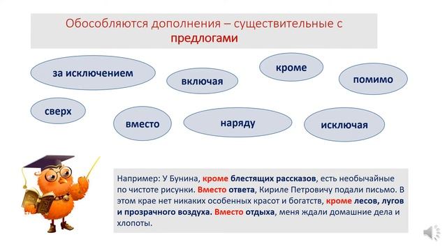 Видеоурок дополнение 8 класс русский язык