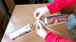 Цифровая антенна своими руками. 30 Тв каналов бесплатно. HD ТВ антенна из двух банок и вешалки.