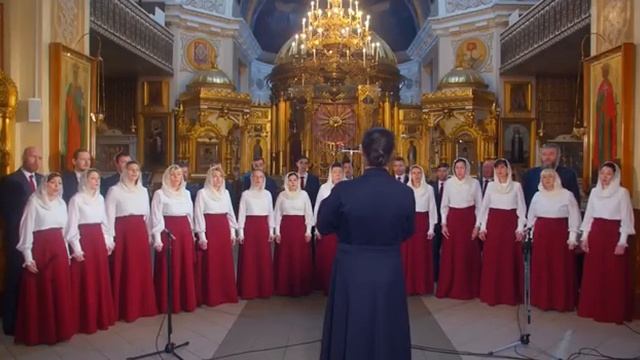 Рождественская колядка в исполнении Архиерейского хора Псково-Печерского монастыря