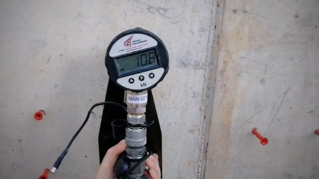 Испытание крепежа HILTI