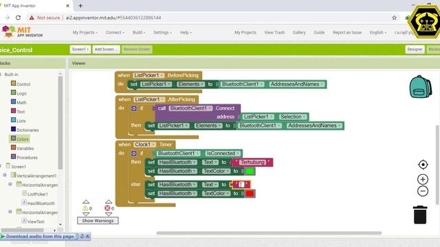 MEMBUAT APLIKASI ANDROID DENGAN MIT APP INVENTOR (BLUETOOTH - VOICE CONTROL) смотреть онлайн