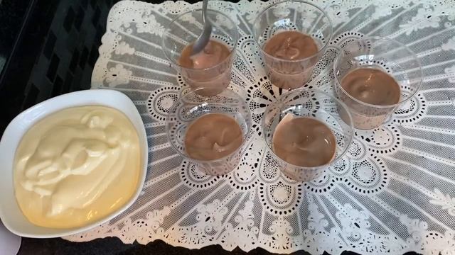 Десерт без выпечки. Десерт в стаканчиках.