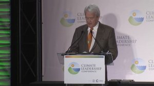 William K. Reilly accepts the 2020 Climate Pioneer Award